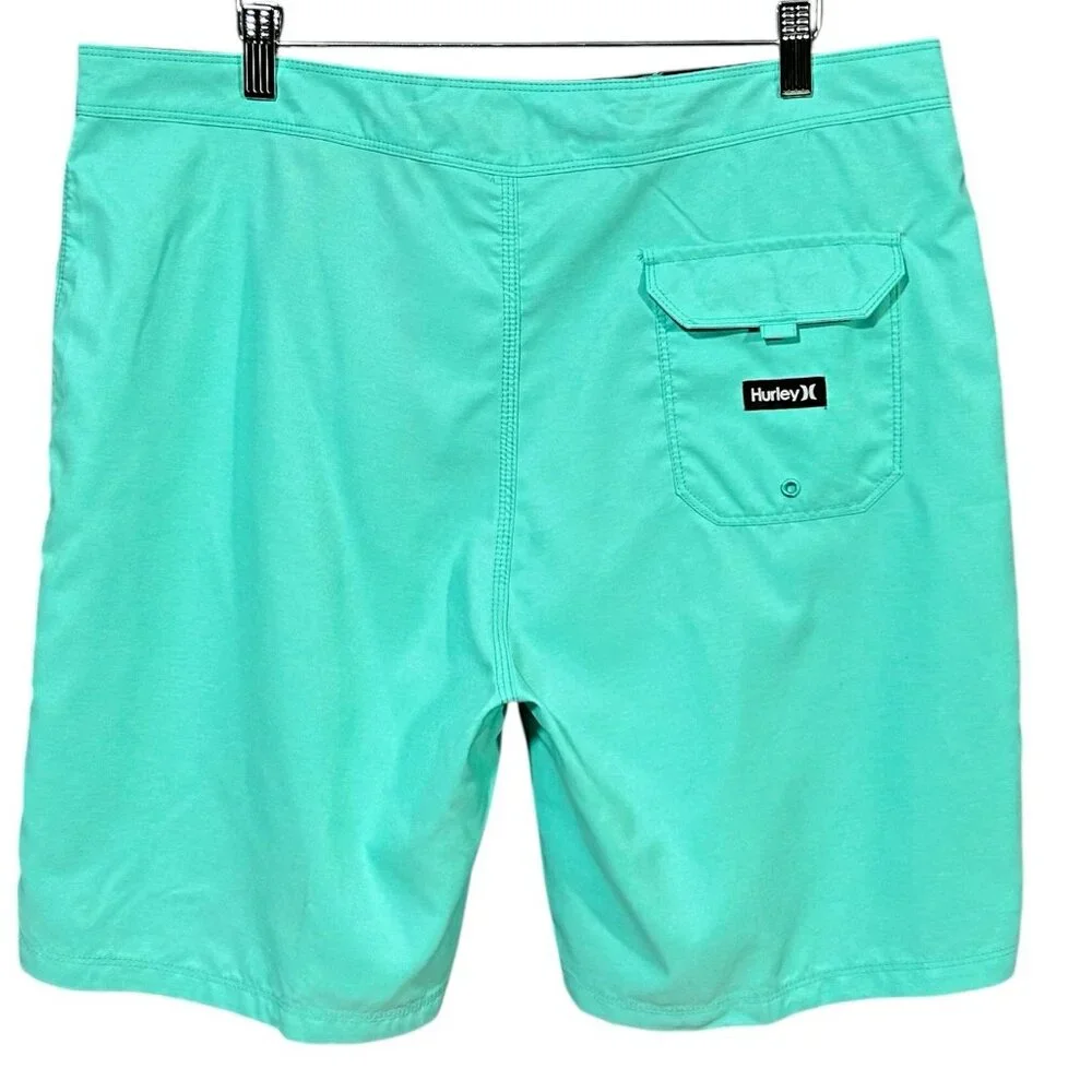 Hurley One &‎ Only Mens Board Short Size 34 Aura Green Swimming Surf Beach